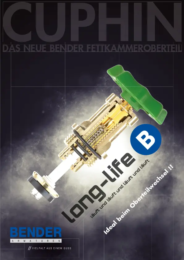 Prospekt Bender Cuphin Fettkammeroberteil